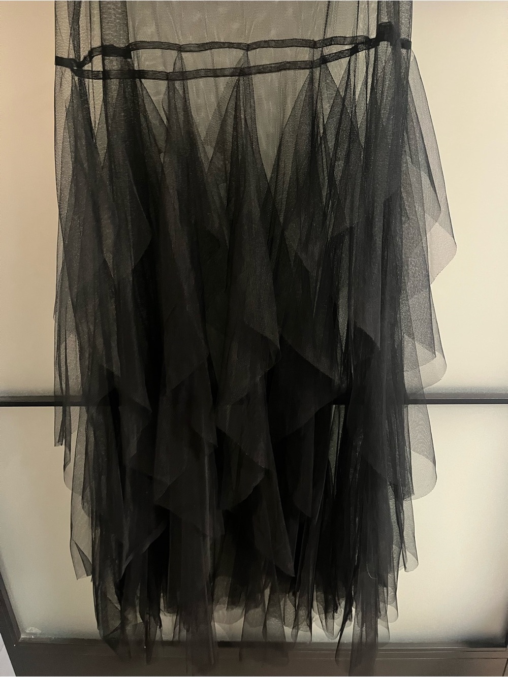 Free People Black Sheer Layered Tulle Slip Dress - All About You Slip - Picture 8 of 11